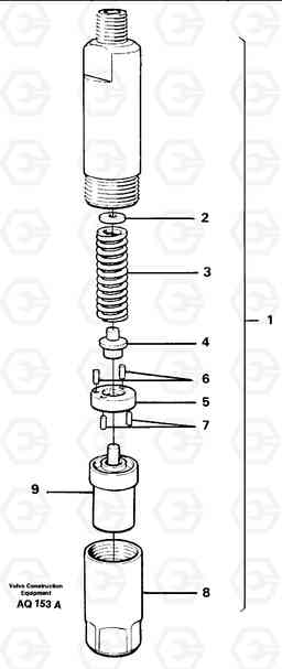 63362 Injector L120C S/N 11319-SWE, S/N 61677-USA, S/N 70075-BRA, Volvo Construction Equipment