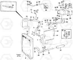 82537 Cooling system L120C S/N 11319-SWE, S/N 61677-USA, S/N 70075-BRA, Volvo Construction Equipment