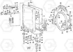 65801 Radiator with fitting parts L120C S/N 11319-SWE, S/N 61677-USA, S/N 70075-BRA, Volvo Construction Equipment