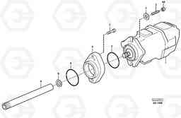 20988 Hydraulic pump assembly L120C S/N 11319-SWE, S/N 61677-USA, S/N 70075-BRA, Volvo Construction Equipment