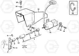 59616 Key turn engine stop L120C S/N 11319-SWE, S/N 61677-USA, S/N 70075-BRA, Volvo Construction Equipment