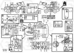 33536 Sign plates and decals L120C S/N 11319-SWE, S/N 61677-USA, S/N 70075-BRA, Volvo Construction Equipment