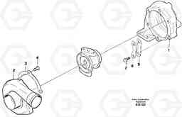 22060 Turbo charger L120C S/N 11319-SWE, S/N 61677-USA, S/N 70075-BRA, Volvo Construction Equipment