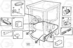 59620 Cable harnesses, cab L120C S/N 11319-SWE, S/N 61677-USA, S/N 70075-BRA, Volvo Construction Equipment