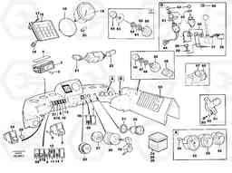 99286 Instruments panel L120C S/N 11319-SWE, S/N 61677-USA, S/N 70075-BRA, Volvo Construction Equipment