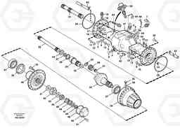 66925 Planetary axle, front L120C S/N 11319-SWE, S/N 61677-USA, S/N 70075-BRA, Volvo Construction Equipment