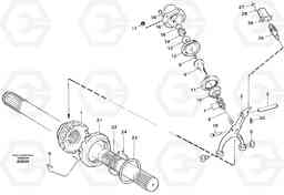 66929 Differential lock L120C S/N 11319-SWE, S/N 61677-USA, S/N 70075-BRA, Volvo Construction Equipment