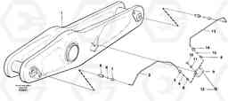 25828 Extended lubepoints for lift arm system L120C S/N 11319-SWE, S/N 61677-USA, S/N 70075-BRA, Volvo Construction Equipment