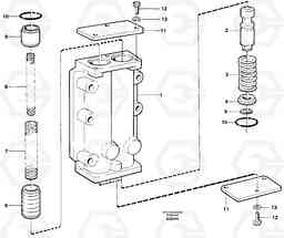 22501 Pressure limiting valve L120C S/N 11319-SWE, S/N 61677-USA, S/N 70075-BRA, Volvo Construction Equipment