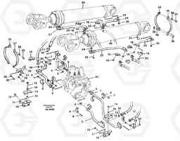 56664 Hydraulic system Lift function L120C S/N 11319-SWE, S/N 61677-USA, S/N 70075-BRA, Volvo Construction Equipment