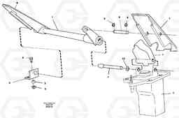 86097 Dual brake pedals L120C S/N 11319-SWE, S/N 61677-USA, S/N 70075-BRA, Volvo Construction Equipment