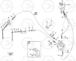 56665 Extra hydraulic equipment3rd hydraulic control L120C S/N 11319-SWE, S/N 61677-USA, S/N 70075-BRA, Volvo Construction Equipment