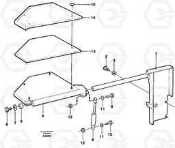 37330 Instructor's seat L120C S/N 11319-SWE, S/N 61677-USA, S/N 70075-BRA, Volvo Construction Equipment