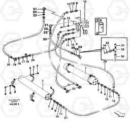 37751 Boom suspension system L120C S/N 11319-SWE, S/N 61677-USA, S/N 70075-BRA, Volvo Construction Equipment