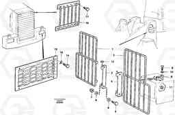 47085 Protection for lighting L120C S/N 11319-SWE, S/N 61677-USA, S/N 70075-BRA, Volvo Construction Equipment