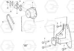 77275 Waterpump, assembly L120C S/N 11319-SWE, S/N 61677-USA, S/N 70075-BRA, Volvo Construction Equipment