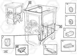 63924 Cable harnesses, cab L120C S/N 11319-SWE, S/N 61677-USA, S/N 70075-BRA, Volvo Construction Equipment