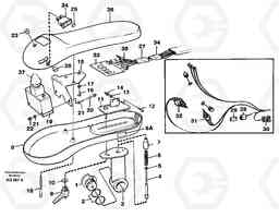 59646 Armrest L120C S/N 11319-SWE, S/N 61677-USA, S/N 70075-BRA, Volvo Construction Equipment