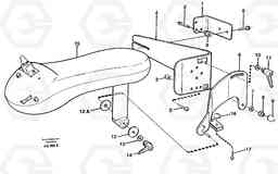 21485 Cdc-steering, armrest, mounting L120C S/N 11319-SWE, S/N 61677-USA, S/N 70075-BRA, Volvo Construction Equipment