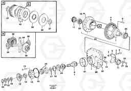 21868 Differential Carrier, rear L120C S/N 11319-SWE, S/N 61677-USA, S/N 70075-BRA, Volvo Construction Equipment