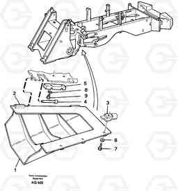 59640 Bottom-guard plates L120C S/N 11319-SWE, S/N 61677-USA, S/N 70075-BRA, Volvo Construction Equipment