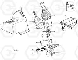 20718 Servo valve with fitting parts. L120C S/N 11319-SWE, S/N 61677-USA, S/N 70075-BRA, Volvo Construction Equipment