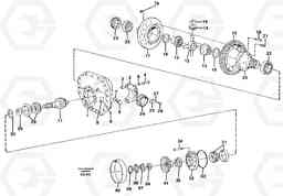 21866 Final drive, rear L120C S/N 11319-SWE, S/N 61677-USA, S/N 70075-BRA, Volvo Construction Equipment