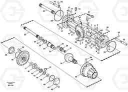 54887 Planetary axle, rear L120C S/N 11319-SWE, S/N 61677-USA, S/N 70075-BRA, Volvo Construction Equipment