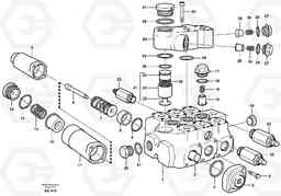 66349 Control valve L120C S/N 11319-SWE, S/N 61677-USA, S/N 70075-BRA, Volvo Construction Equipment