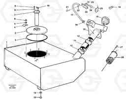 81966 Fuel tank L50C S/N 10967-, OPEN ROPS S/N 35001-, Volvo Construction Equipment