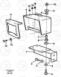 90668 Lamp retainer L50C S/N 10967-, OPEN ROPS S/N 35001-, Volvo Construction Equipment