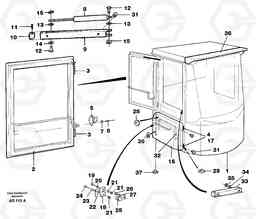 22404 Cab body L50C S/N 10967-, OPEN ROPS S/N 35001-, Volvo Construction Equipment