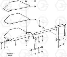 25419 Instructor's seat L50C S/N 10967-, OPEN ROPS S/N 35001-, Volvo Construction Equipment