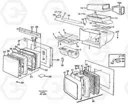 25833 Air filter L50C S/N 10967-, OPEN ROPS S/N 35001-, Volvo Construction Equipment