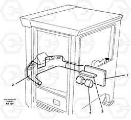 24732 Heating system L50C S/N 10967-, OPEN ROPS S/N 35001-, Volvo Construction Equipment