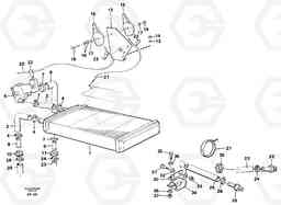 89054 Radiator and control L50C S/N 10967-, OPEN ROPS S/N 35001-, Volvo Construction Equipment