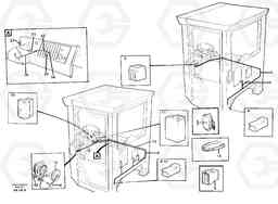 65809 Cable harnesses, cab L50C S/N 10967-, OPEN ROPS S/N 35001-, Volvo Construction Equipment