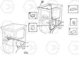 22049 Cable harnesses, cab L50C S/N 10967-, OPEN ROPS S/N 35001-, Volvo Construction Equipment