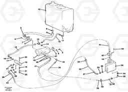 86288 Hydraulic system: Feed lines and return lines L50C S/N 10967-, OPEN ROPS S/N 35001-, Volvo Construction Equipment