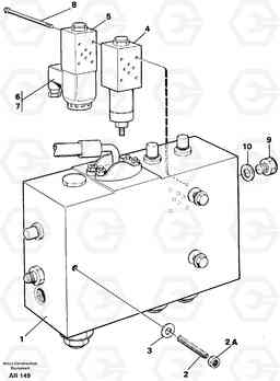 39111 Valve body Assembly L50C S/N 10967-, OPEN ROPS S/N 35001-, Volvo Construction Equipment