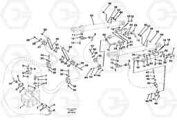 90879 Hydraulic system: Lift function L50C S/N 10967-, OPEN ROPS S/N 35001-, Volvo Construction Equipment