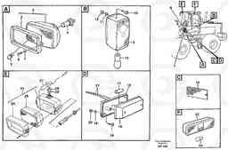 29758 Lighting, front L50C S/N 10967-, OPEN ROPS S/N 35001-, Volvo Construction Equipment
