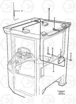 54302 Electrical system: Radio L50C S/N 10967-, OPEN ROPS S/N 35001-, Volvo Construction Equipment