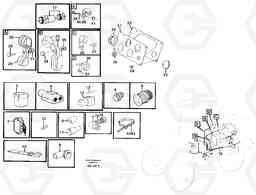 82057 Cable harness Engine L50C S/N 10967-, OPEN ROPS S/N 35001-, Volvo Construction Equipment