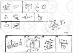 88928 Cable harness Front L50C S/N 10967-, OPEN ROPS S/N 35001-, Volvo Construction Equipment