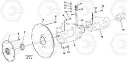 98420 Pump, Mounting L50C S/N 10967-, OPEN ROPS S/N 35001-, Volvo Construction Equipment