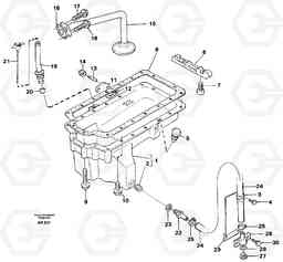 91063 Oil sump L50C S/N 10967-, OPEN ROPS S/N 35001-, Volvo Construction Equipment