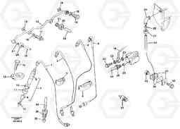 22662 Fuel lines Injectors L50C S/N 10967-, OPEN ROPS S/N 35001-, Volvo Construction Equipment