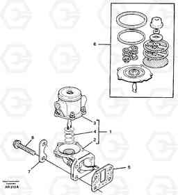 20647 Fuel pump L50C S/N 10967-, OPEN ROPS S/N 35001-, Volvo Construction Equipment