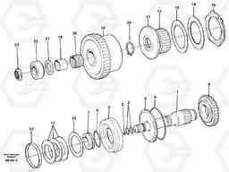 15986 Coupling L50C S/N 10967-, OPEN ROPS S/N 35001-, Volvo Construction Equipment